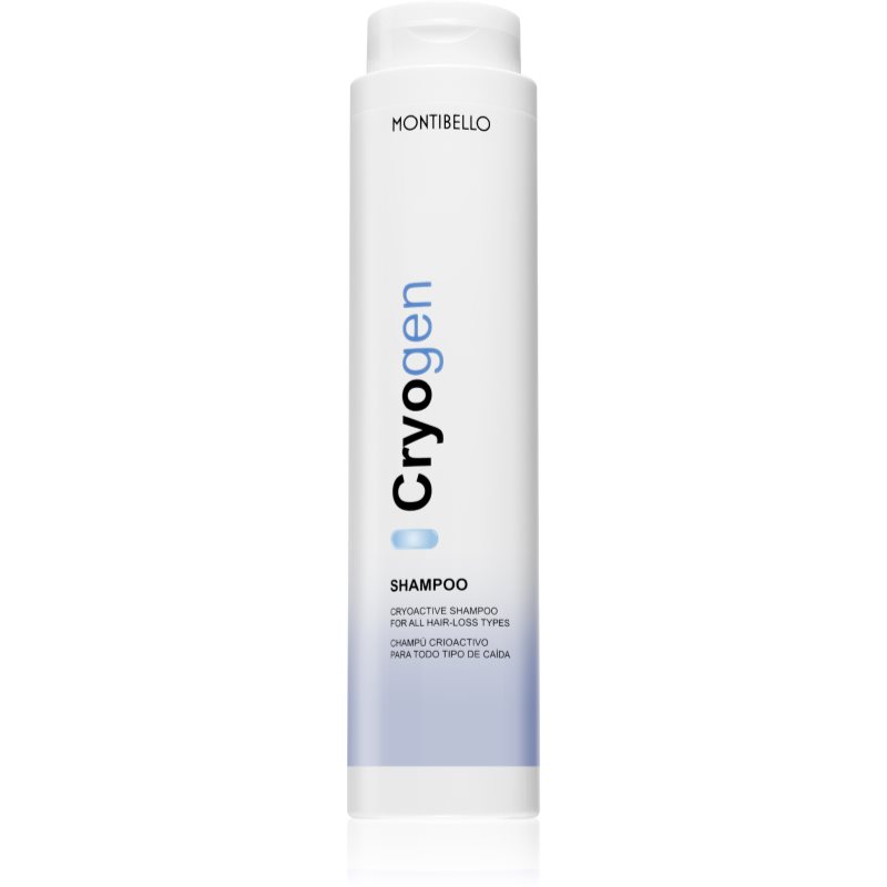Montibello Cryogen Shampoo stiprinamasis šampūnas nuo plaukų slinkimo su atgaivinančiu efektu 300 ml