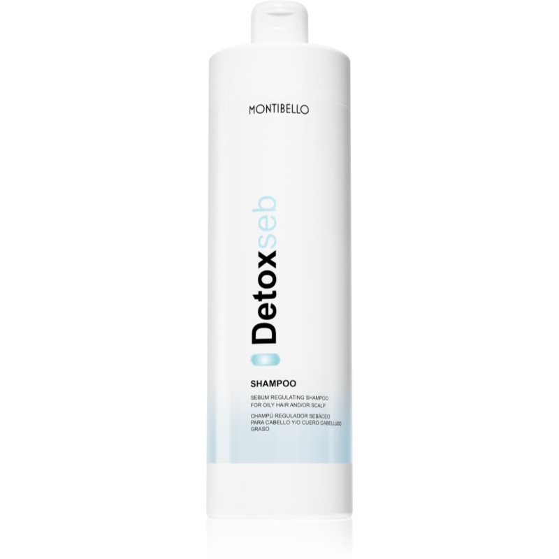 Montibello DetoxSeb Sebum Regulating Shampoo šampon za normalizacijo za mastno in razdraženo lasišče 1000 ml