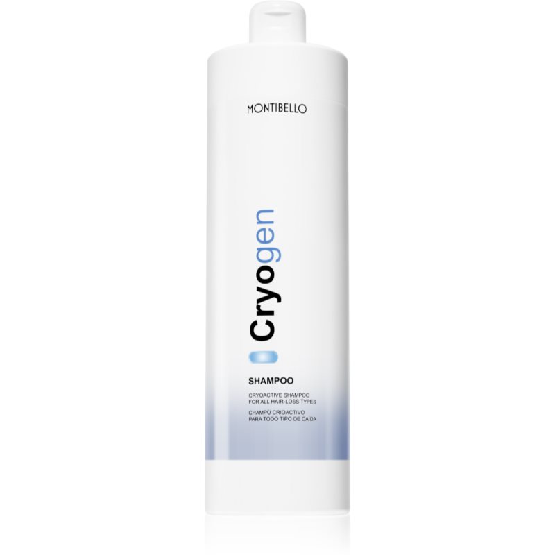 Montibello Cryogen Shampoo stiprinamasis šampūnas nuo plaukų slinkimo su atgaivinančiu efektu 1000 ml