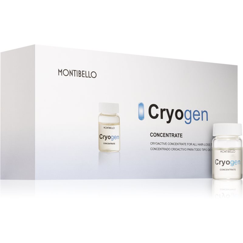 Montibello Cryogen Concentrate plaukų augimą skatinanti priemonė nuo slinkimo su aplikatoriumi 10x7 ml