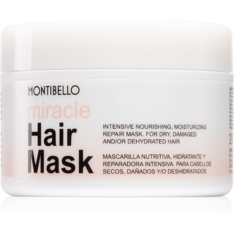 Montibello Miracle поживна інтенсивна маска для сухого або пошкодженого волосся 200 мл