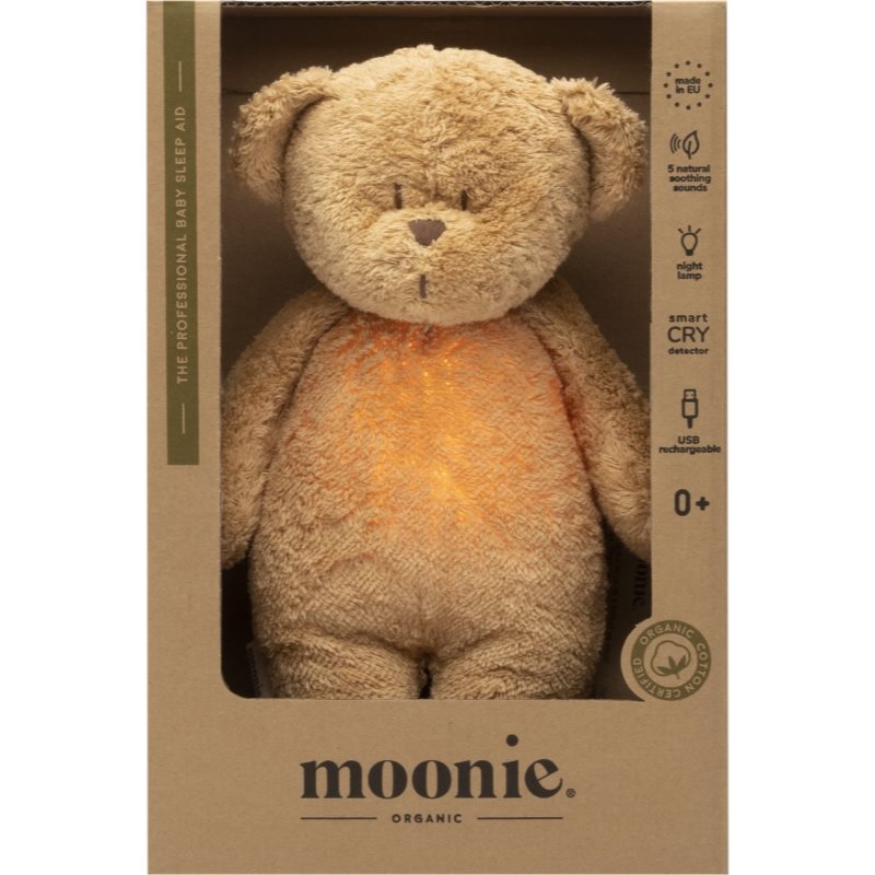 Moonie Bear 2.0 Organic Cappuccino alvóka dallammal 1 db akciós termékkép 1