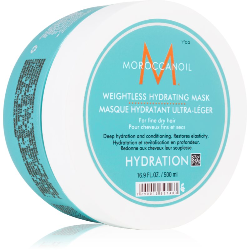 Moroccanoil Hydration Weightless Hydrating Mask hĺbkovo hydratačná maska pre suché a slabé vlasy 500 ml