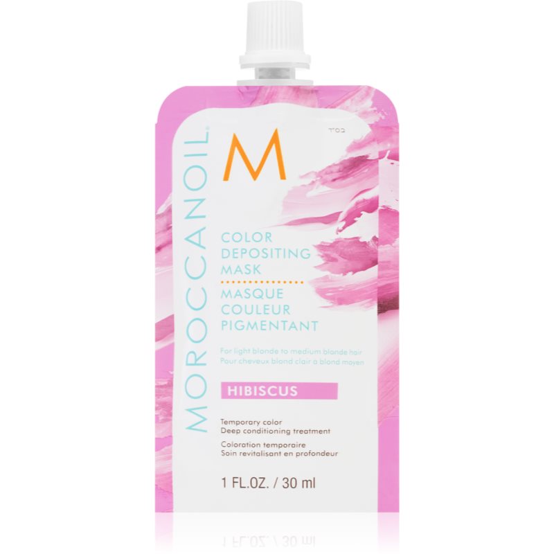 Moroccanoil Color Depositing gentle nourishing mask without permanent colour pigments Hibiscus 30 ml