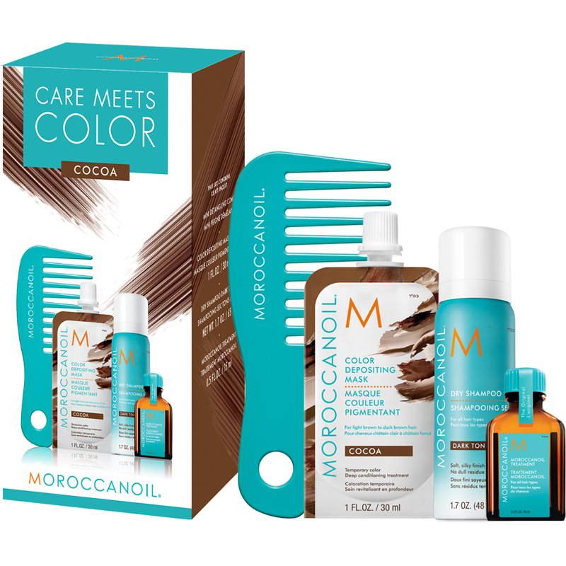 

Moroccanoil Care Meets Color набір Cocoa (для темного волосся)