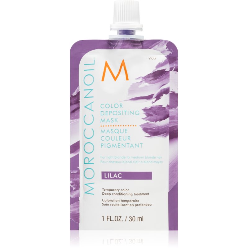 

Moroccanoil Color Depositing делікатна поживна маска без перманентних кольорових пігментів Lilac