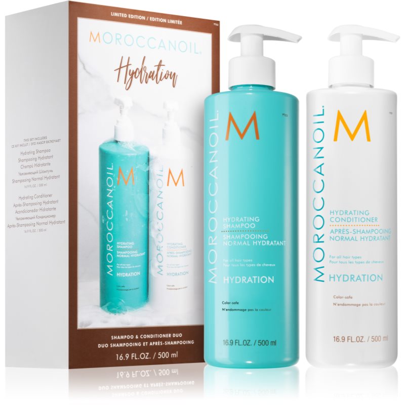 Moroccanoil Hydration economy pack for hydration and shine