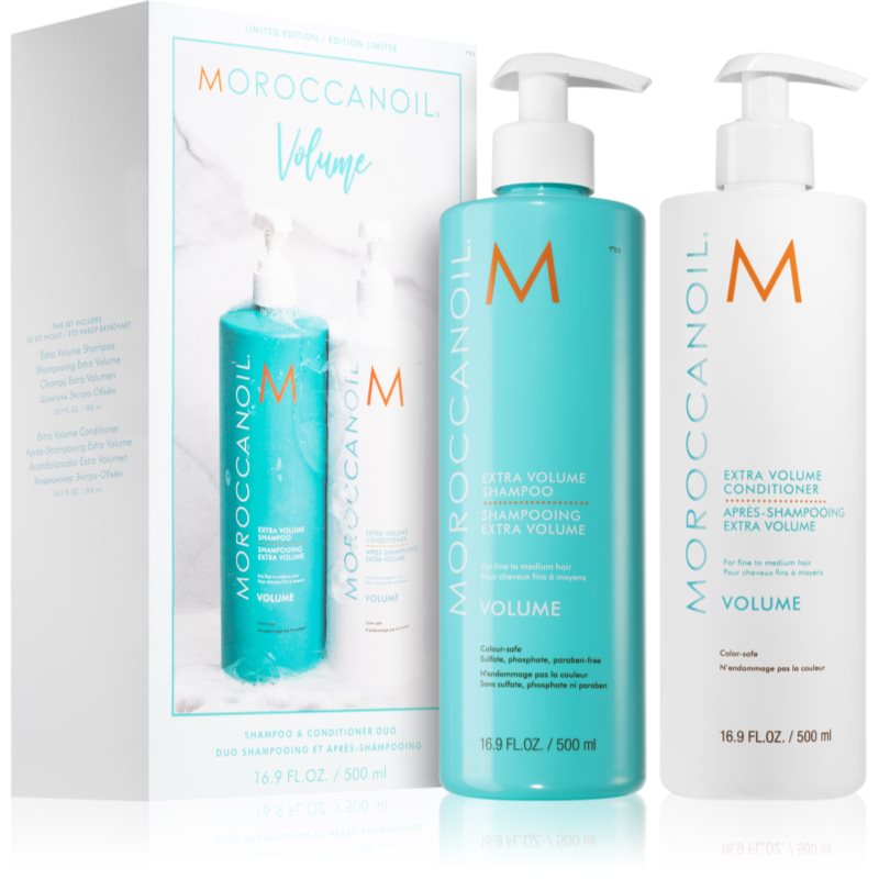 

Moroccanoil Volume вигідна упаковка (для об’єму волосся)