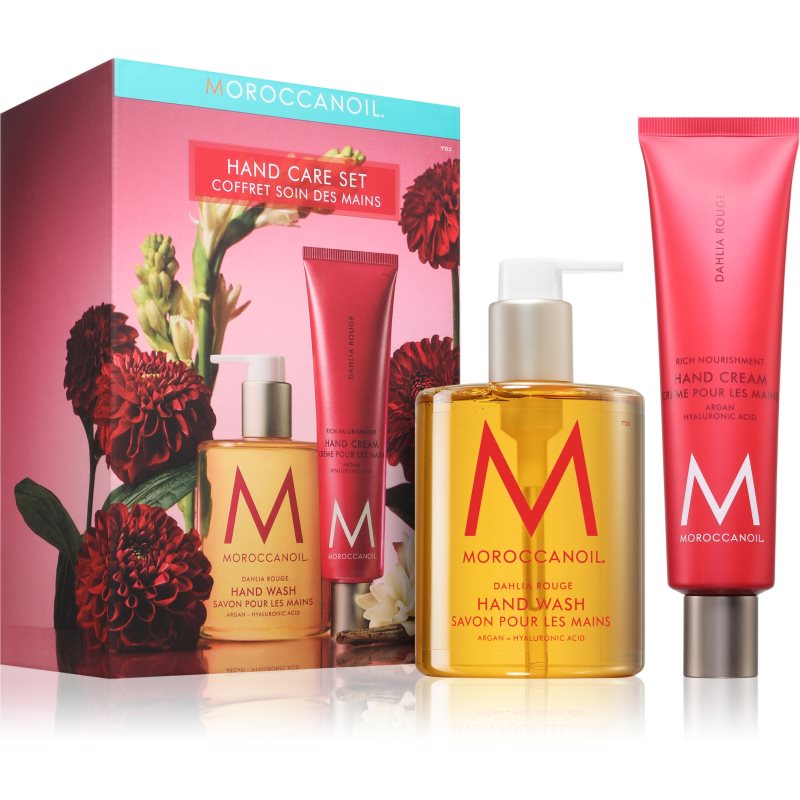 Moroccanoil Body Dahlia Rouge darčeková sada na ruky