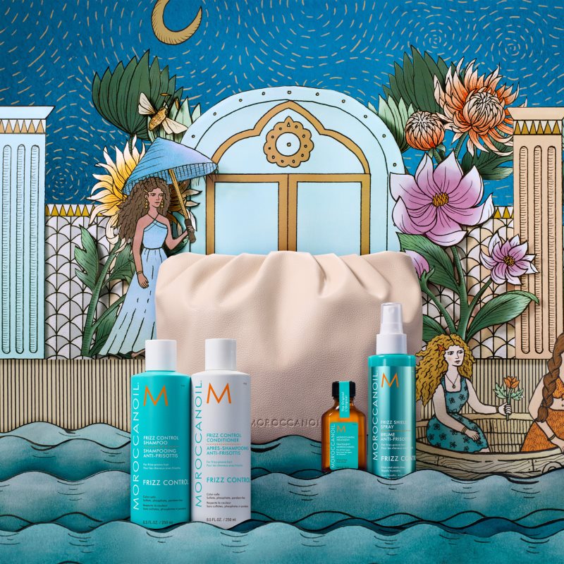 Moroccanoil Frizz Control Kit set for unruly and frizzy hair