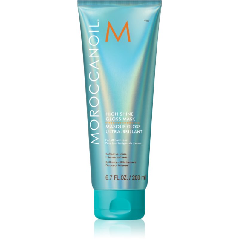 Moroccanoil High Shine Gloss Mask vyživující maska pro hladké a zářivé vlasy s arganovým olejem 200 ml