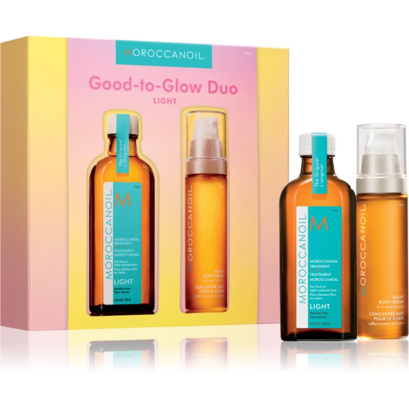Moroccanoil Good-to-Glow Duo sada na vlasy a tělo 2 ml
