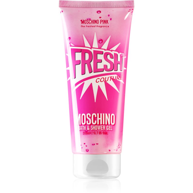 Moschino Pink Fresh Couture shower and bath gel for women 200 ml
