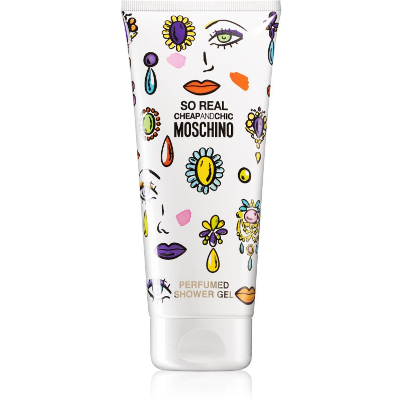 Photos - Shower Gel Moschino So Real Shower And Bath Gel for Women 200 ml 