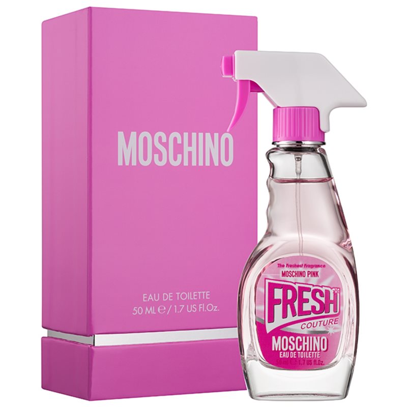 Moschino Pink Fresh Couture Eau De Toilette For Women 50 Ml