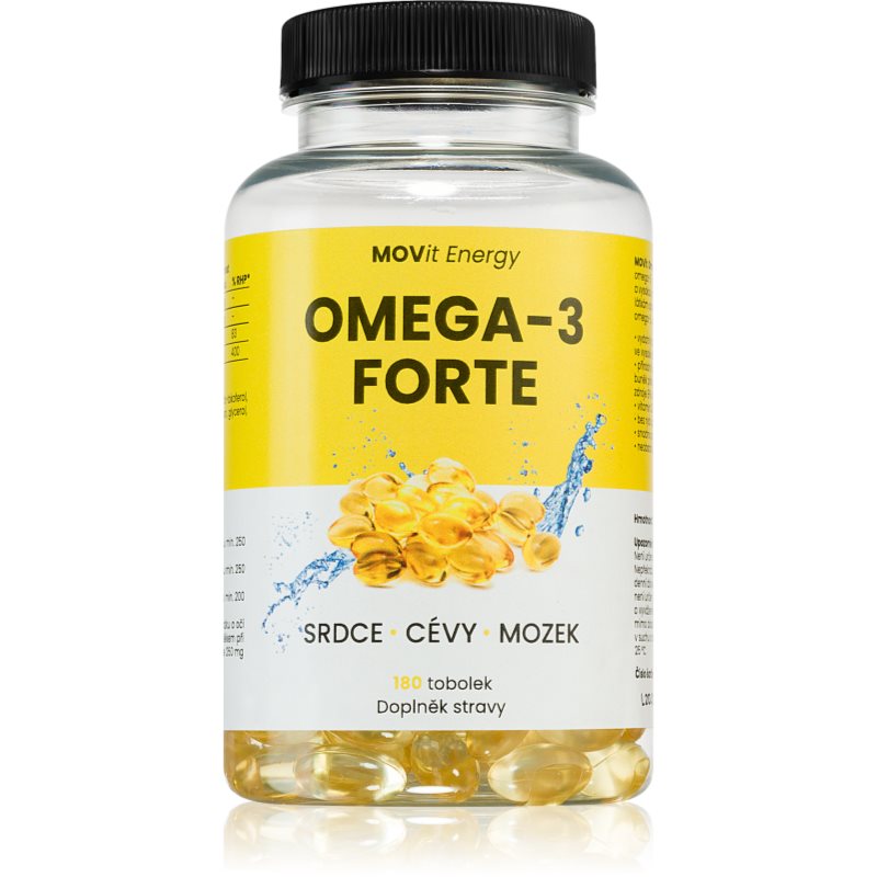 Movit Energy Omega 3 FORTE tobolky pre zdravé srdce a cievy 180 cps