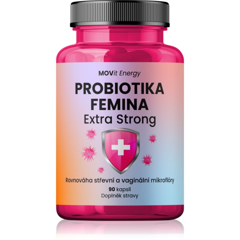 Movit Energy Probiotiká EXTRA STRONG FEMINA kapsuly na ochranu črevnej mikroflóry 90 cps kúpite na Notino.sk