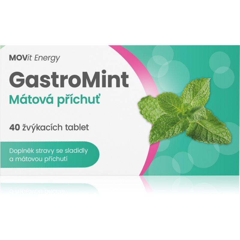 MOVit GastroMint máta 40 žvýkacích tablet koupíte na Notino.cz