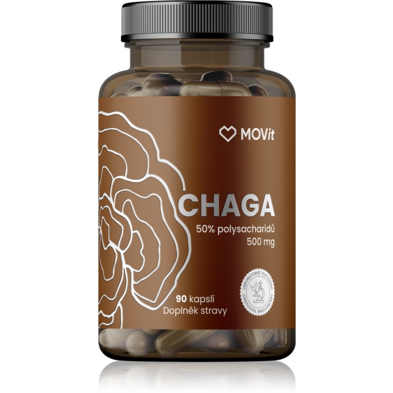 MOVit Chaga 50% polysacharidů 500mg cps.90