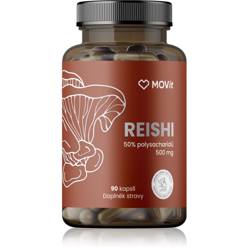 MOVit Reishi 50% polysacharidů 500mg cps.90