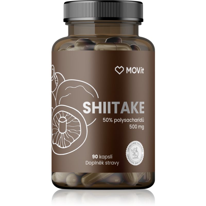 MOVit Shiitake 50% polysacharidů 500mg cps.90