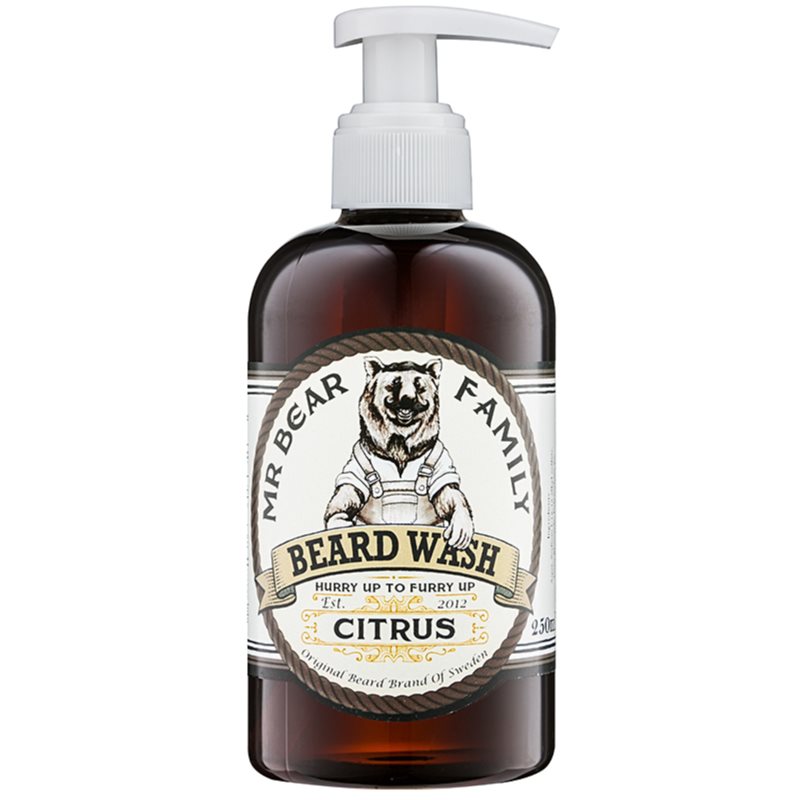 Mr Bear Family Citrus Beard Shampoo 250 Ml