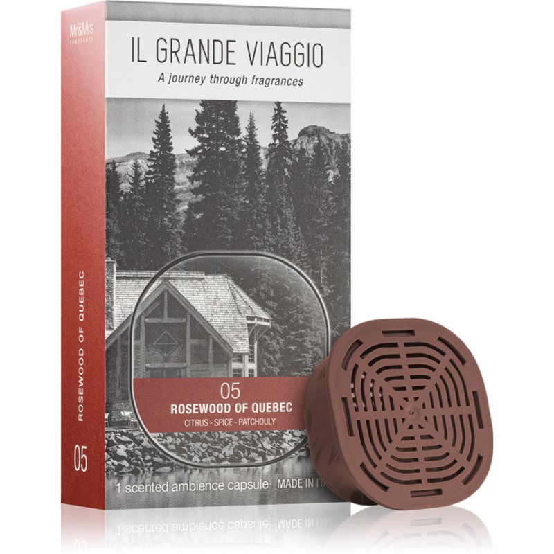 

Mr & Mrs Fragrance Il Grande Viaggio Rosewood of Quebec наповнювач до аромадиффузору капсули