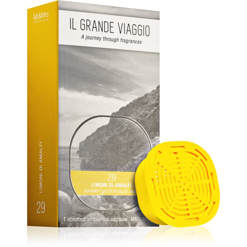 

Mr & Mrs Fragrance Il Grande Viaggio Limoni di Amalfi наповнювач до аромадиффузору капсули