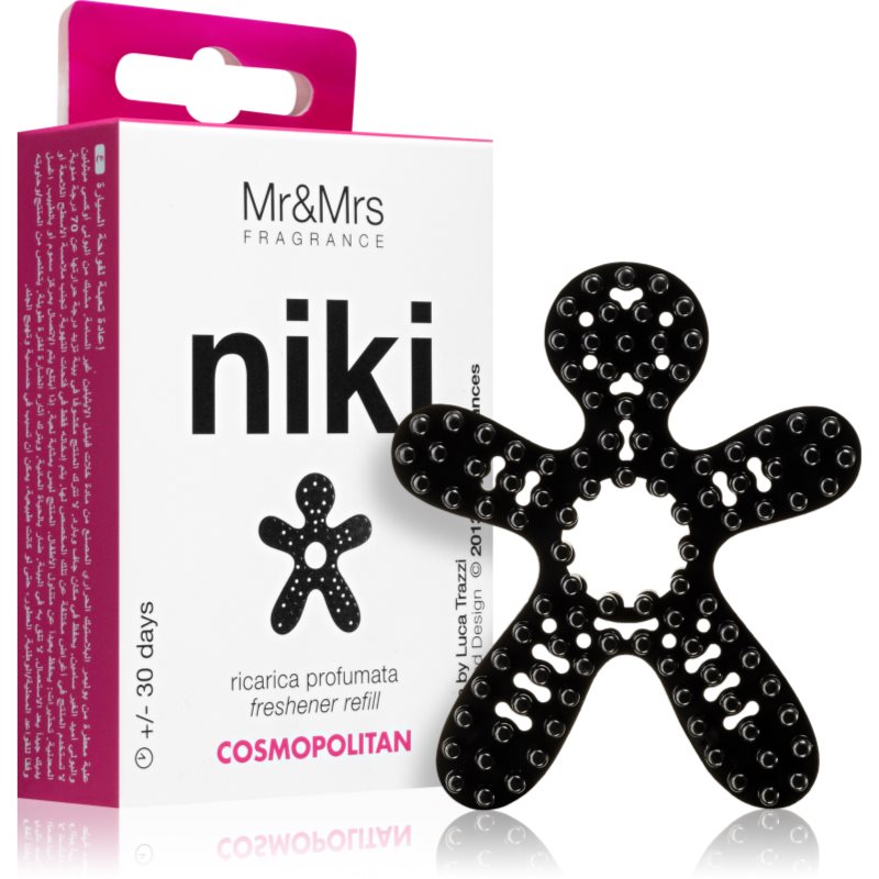 

Mr & Mrs Fragrance Niki Cosmopolitan aромат для авто змінне наповнення