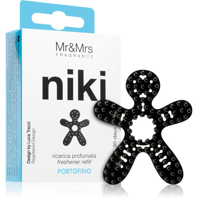 E-shop Mr & Mrs Fragrance Niki Portofino vůně do auta náhradní náplň 1 ks