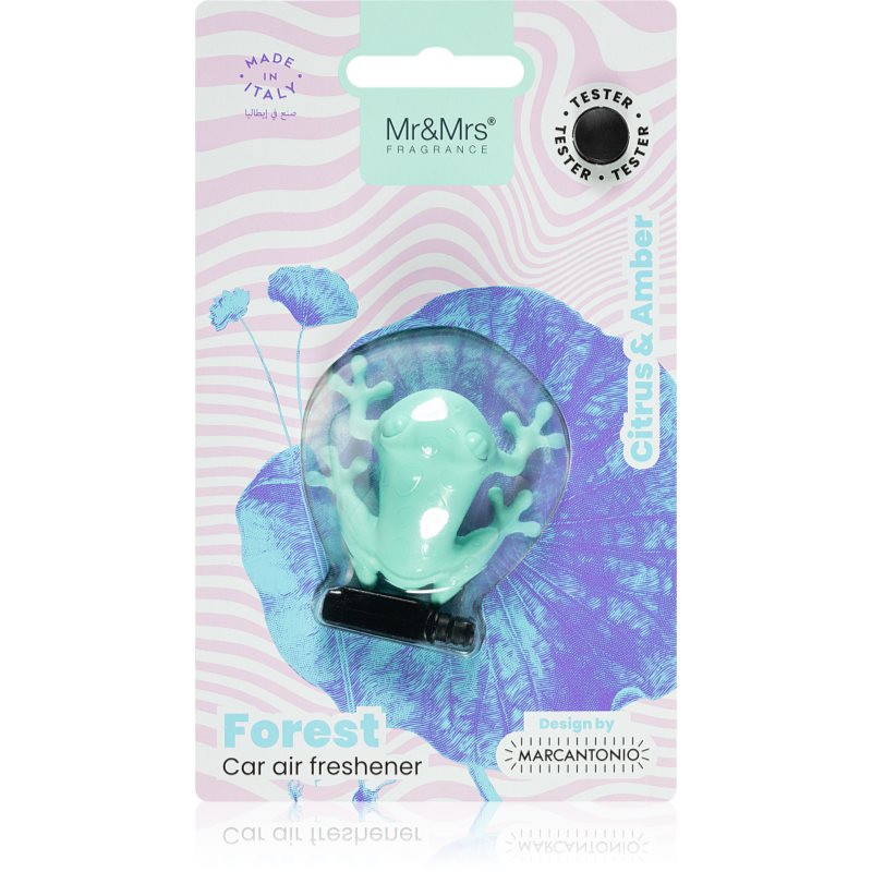 

Mr & Mrs Fragrance Forest Citrus & Amber aромат для авто (Lagoon Green Frog