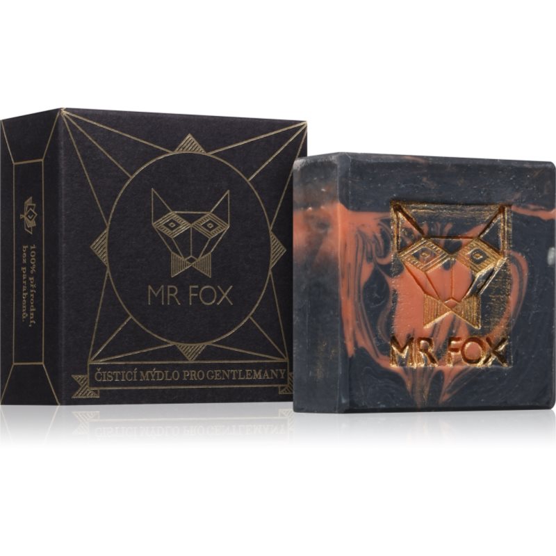 MR FOX Gentleman Soap mýdlo na vousy 95 g (obrázek 3)