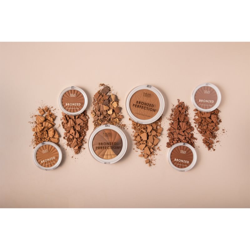 MUA Makeup Academy Bronzed bronzujúci púder odtieň 100 8.5 g
