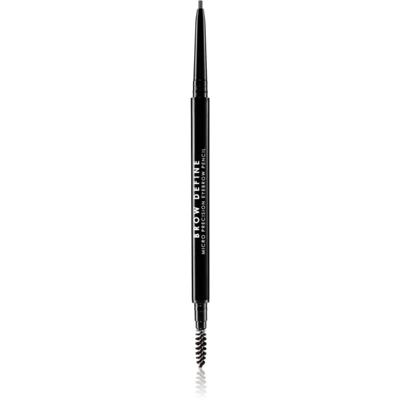 MUA Makeup Academy Brow Define precízna ceruzka na obočie s kefkou odtieň Grey 0,3 g