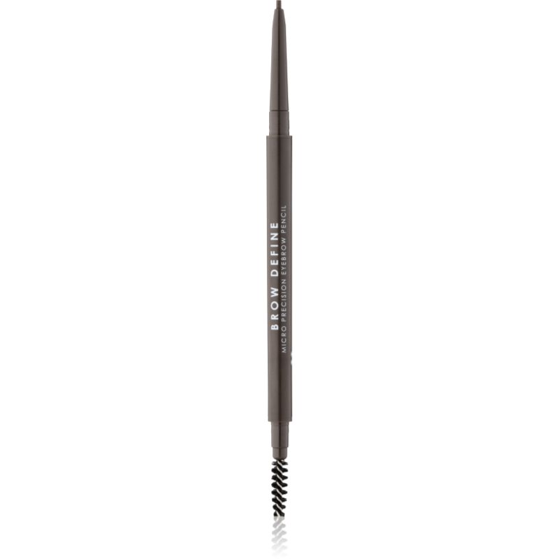 MUA Makeup Academy Brow Define precizní tužka na obočí s kartáčkem odstín Dark Brown 0.05 g