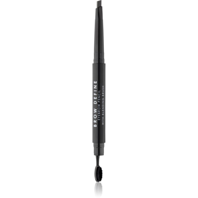 MUA Makeup Academy Brow Define Wenkbrauwpotlood met Borstel Tint Black 0.25 g