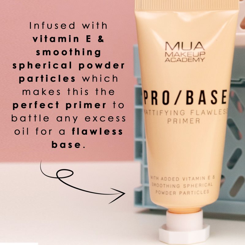 MUA Makeup Academy PRO/BASE Mattifying zmatňujúca podkladová báza pod make-up 30 g