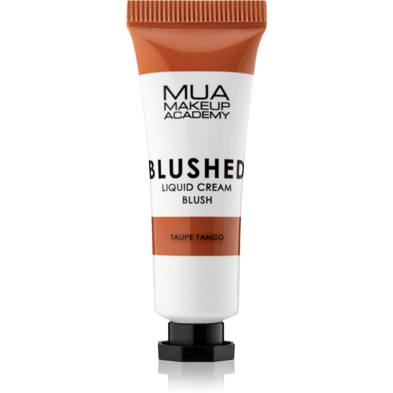 MUA Makeup Academy Blushed Liquid Blusher tekutá lícenka odtieň Taupe Tango 10 ml