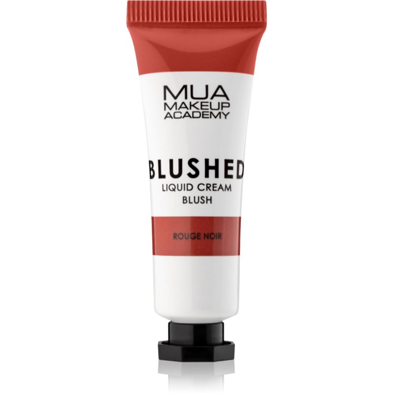 MUA Makeup Academy Blushed Liquid Blusher tekutá lícenka odtieň Rouge Noir 10 ml