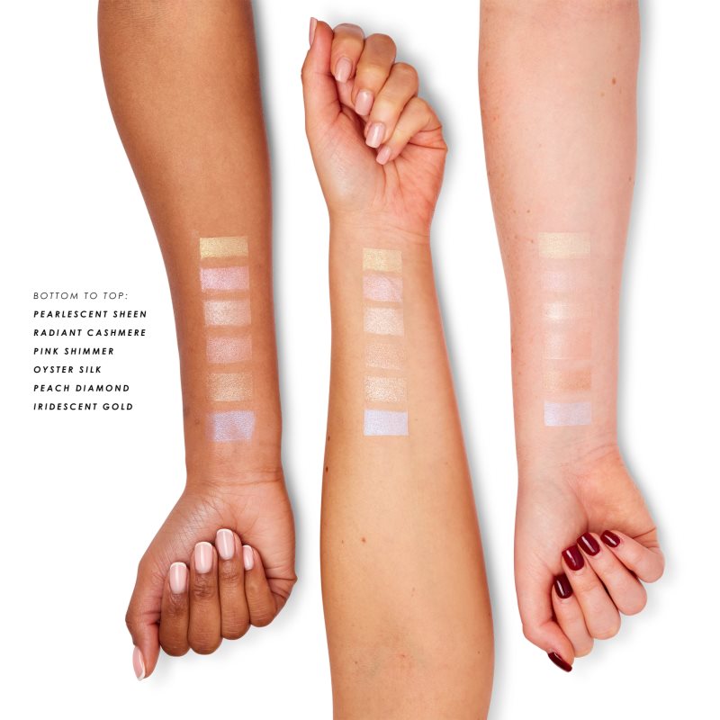 MUA Makeup Academy Shimmer iluminador compacto en polvo tono Peach Diamond 8 g