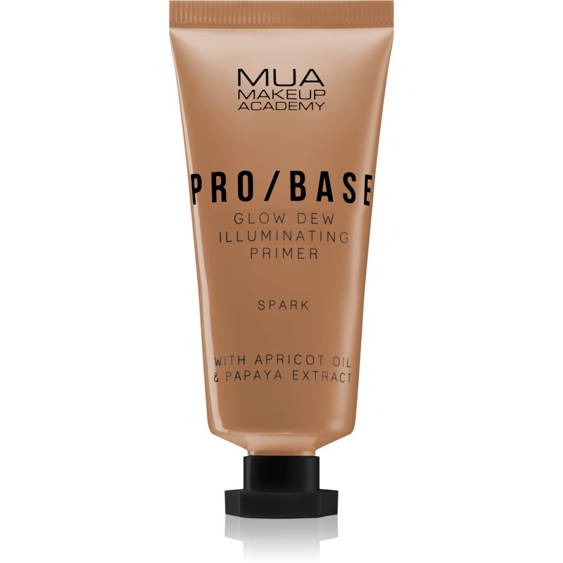 MUA Makeup Academy PRO/BASE Glow Dew освітлююча основа під макіяж відтінок Spark 30 мл