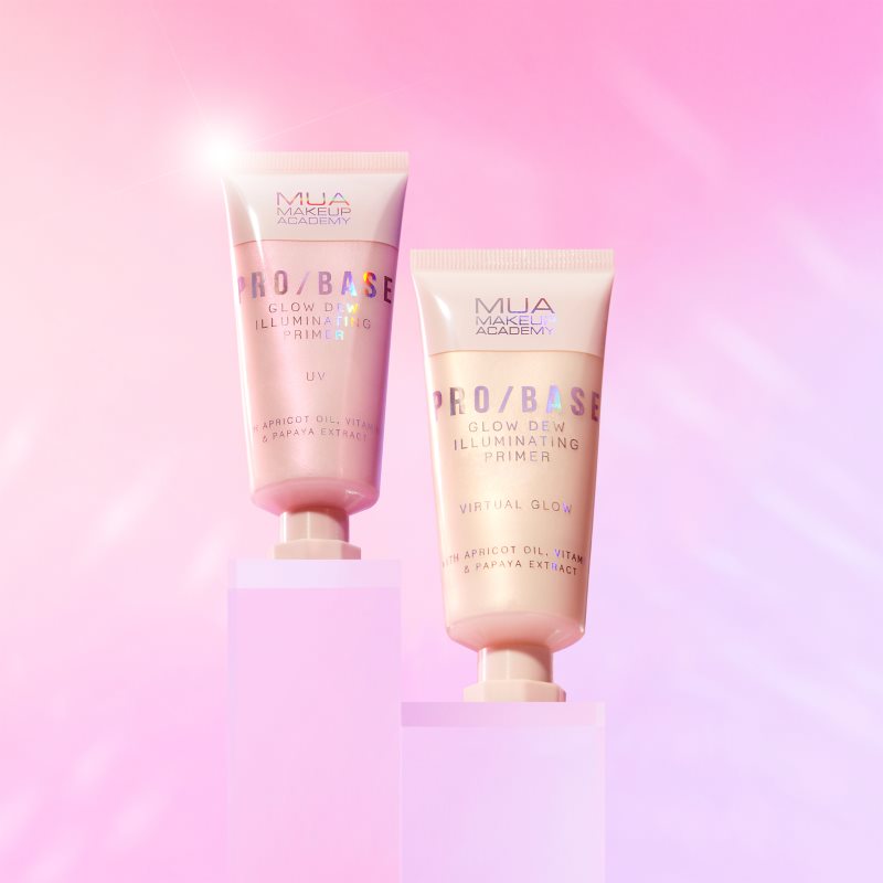 MUA Makeup Academy PRO/BASE Glow Dew rozjasňujúca podkladová báza odtieň Spark 30 ml