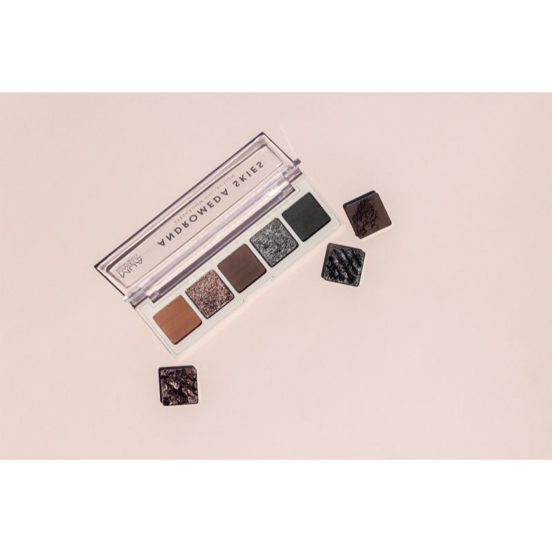 MUA Makeup Academy Eyeshadow Collection 5 Shade Palette paletka očných tieňov odtieň Andromeda Skies 3.8 g