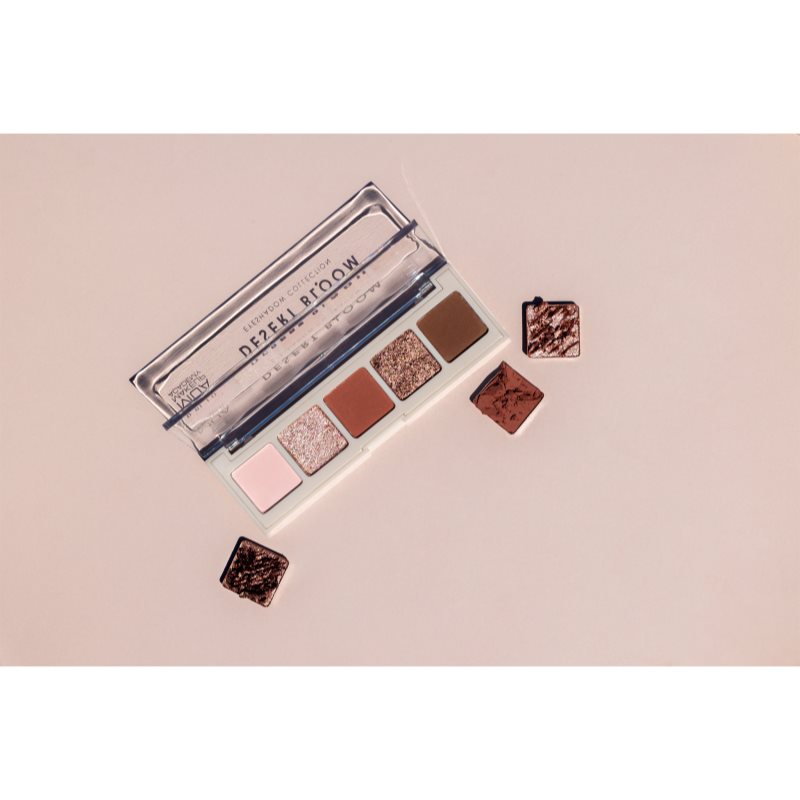 MUA Makeup Academy Eyeshadow Collection 5 Shade Palette paletka očných tieňov odtieň Desert Bloom 3.8 g