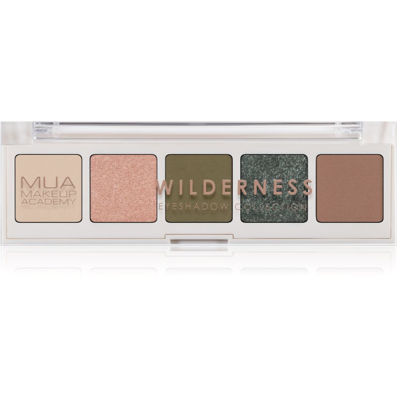 E-shop MUA Makeup Academy Professional 5 Shade Palette paletka očních stínů odstín Wilderness 3,8 g