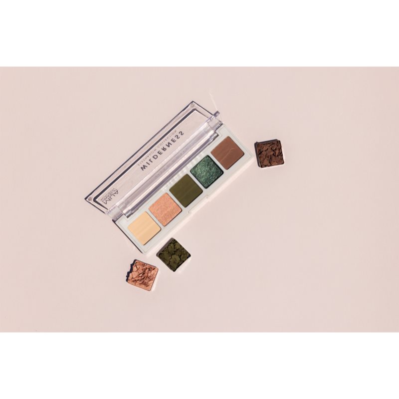 MUA Makeup Academy Eyeshadow Collection 5 Shade Palette paletka očných tieňov odtieň Wilderness 3.8 g
