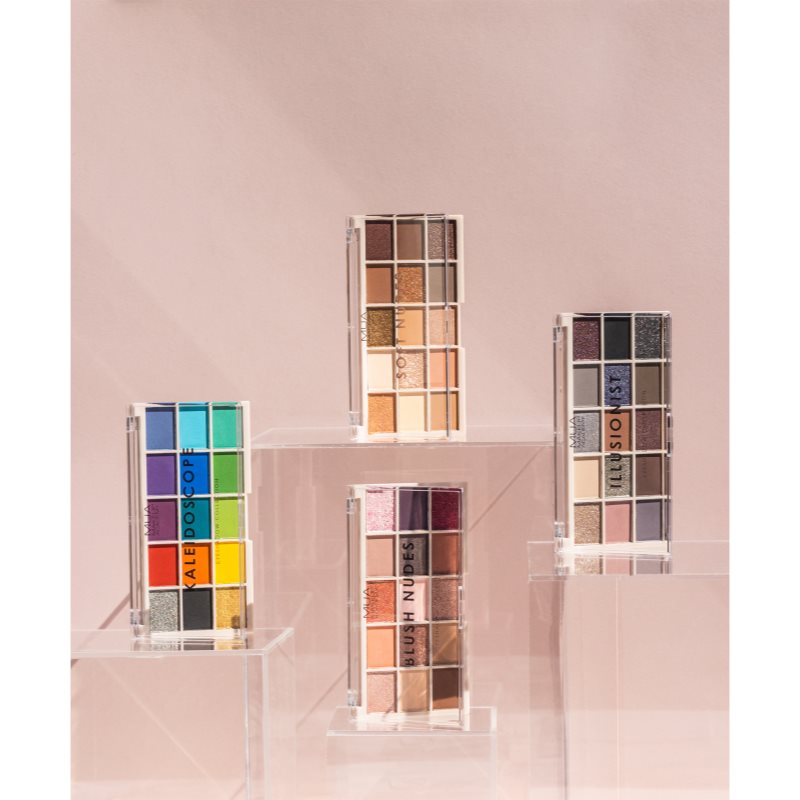 MUA Makeup Academy Eyeshadow Collection 15 Shade Palette paletka očných tieňov odtieň Soft Nudes 12 g