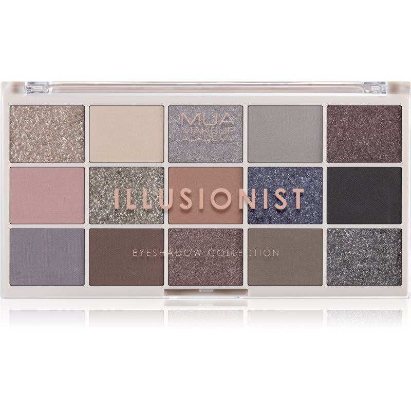 E-shop MUA Makeup Academy Professional 15 Shade Palette paletka očních stínů odstín Illusionist 12 g