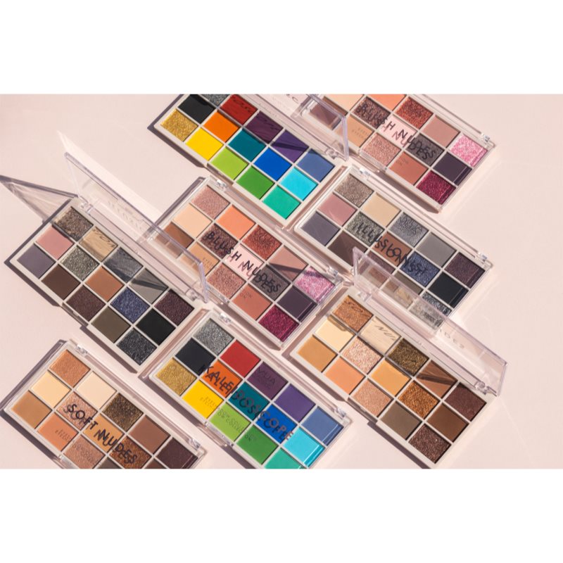 MUA Makeup Academy Eyeshadow Collection 15 Shade Palette paletka očných tieňov odtieň Illusionist 12 g