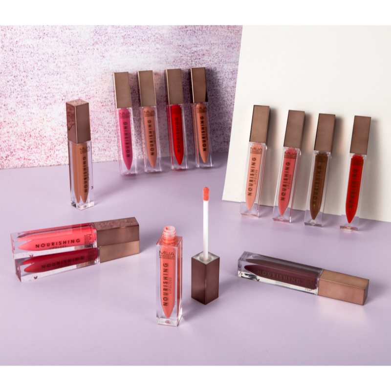 MUA Makeup Academy Lip Gloss Nourishing vyživujúci lesk na pery odtieň Obsession 6.5 ml